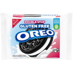 OREO Double Stuf Gluten Free Cookies 12.47 oz Chocolate Sandwich Cookies