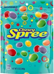 Wonka Spree Original Hard Candy, Resealable Bag, 12 Ounce Bag Free Shipping