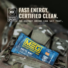 – Military Energy Gum | 100Mg of Caffeine per Piece + Increase Energy