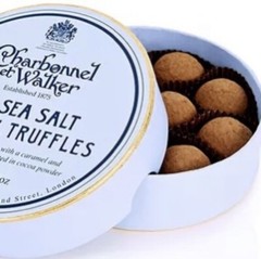 Charbonnel Et Walker Dark Sea Salt Caramel Truffles 8.4 Oz/240g NEW SEALED