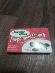 Junior Mints Peppermint Crunch 3.5 Ounce Sugar Candy Pack of 1
