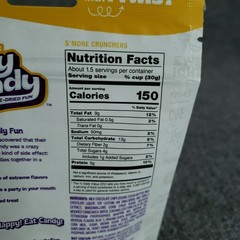 Andersen’s Crazy Candy Freeze Dried Peaches Smores Lot of 5 Exp: 8/26