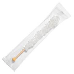 White Rock Candy Sugar Sticks – Original Flavored 12 Count (Pack of 1)