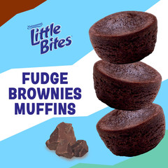 6 Boxes – 5 Packs Each – Entenmann’s Little Bites Fudge Muffins