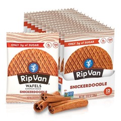 Rip Van Wafels Snickerdoodle Stroopwafels, Healthy Snacks, Non-GMO, Keto Frie…