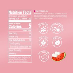 DC24 DAILY CARE Gum, Aspartame Free & Sugar Free, 50 Count (Pack of 1), Pink