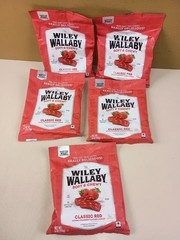 Wiley Wallaby Licorice 5 Green Apple 5 Classic Red Strawberry 5 Classic Black