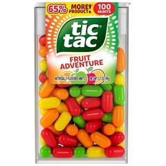 3x Tic-Tac Fruit Adventure Assorted Mints Snack Fresh Bulk New 100ct