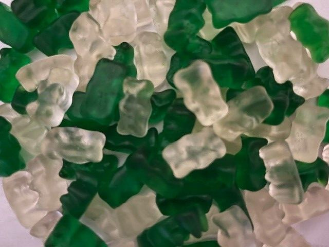 Haribo “ALL PINEAPPLE & STRAWBERRY”- Gummi/Gummy Bears Candy – 1/2 POUND