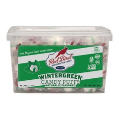 Red Bird Wintergreen Mints, Individually Wrapped Candy, Gluten Free 22 oz