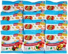 Sugar-Free Jelly Beans Assorted Flavors, 12-Pack, 2.8 oz Bags