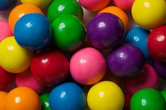 Dubble Bubble ASSORTED 1″ 24mm Gum balls Bulk Vending 3 lbs Approx 170 Gumballs