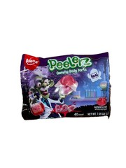 Peelerz Gummy Body Parts (40pc -individually wrapped) Halloween Peelable Gummies