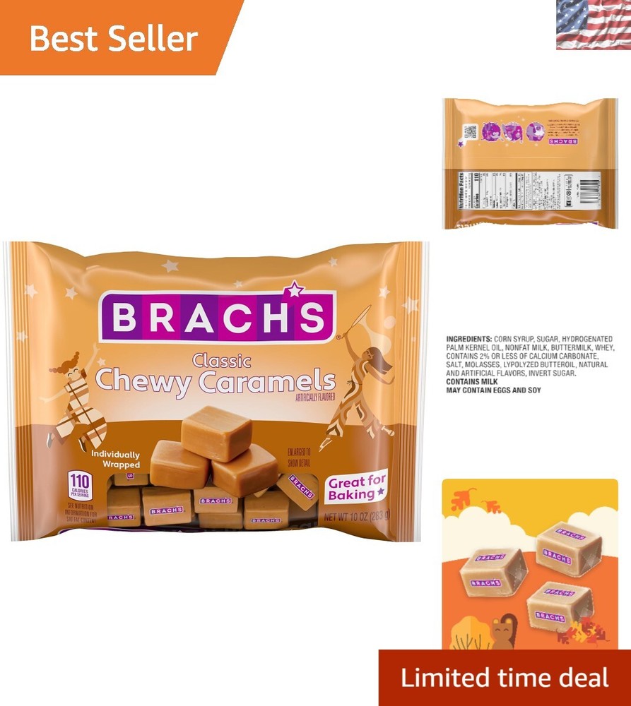Individually Wrapped Brach’s Milk Maid Caramels, 10oz – Sweet Autumn Delight