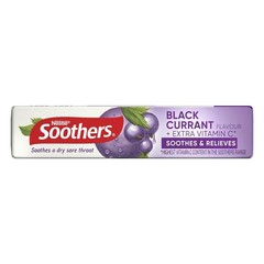 Soothers Blackcurrant Throat Lozenges 10 Pieces X 36 Pack