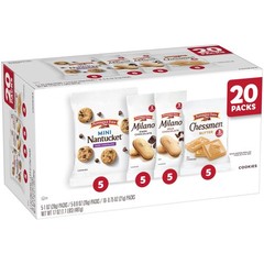 Cookies Variety Pack, 20 Snack Packs – Assorted Flavors for Parties & Gifts