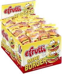 efruitti Mini Burger Gummy Candy