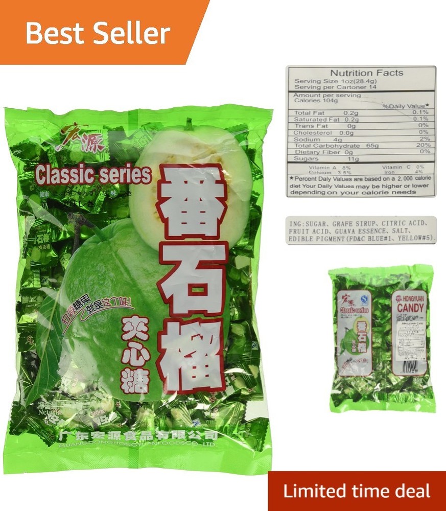 Classic Guava Hard Candy – 12.3 Oz – Unique Flavor for Celebrations
