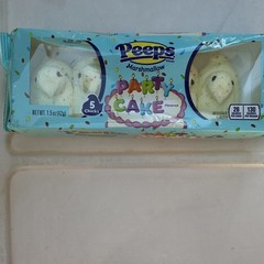 Peeps Party Cake Marshmallow Chicks 5 Pack 1.5 oz (42g) Gluten Free