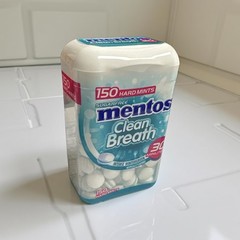 Mentos Cleanbreath 150 pc Wintergreen 3.66 oz