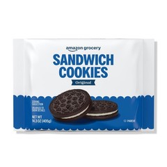 Amazon Grocery, Original Sandwich Cookies, 14.3 Oz (Pack of 3)