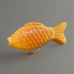 TOTO Banana Fish-Shaped Marshmallow 30g Korean Snack No Artificial Colors