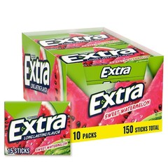 EXTRA Gum Sweet Watermelon Sugarfree Gum Bulk, Individually Wrapped, Long-Las…