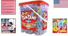 Colorful 1,000 Count Lollipop Assortment Bucket – 16 Delicious Flavors