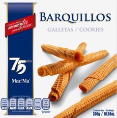 MacMa Barquillos wafer cookies imported form Mexico 11.64 OZ