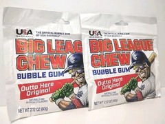 2 Bags Of Big League Chew – 2.12 oz Each Outta’ Here Original Gum