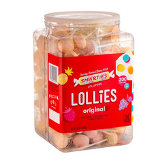 Smarties Double Lollies – Gluten Free, Peanut Free, Fat Free Assorted Fruity Fla