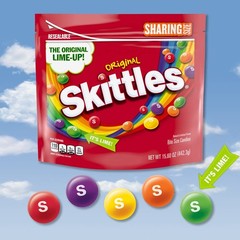 SKITTLES Summer Candy Sharing Size Bag, Chewy 15.6 Ounce (Pack of 2), Orange