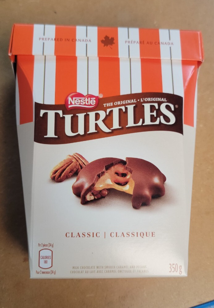 Nestle the Original Turtles 100% Pecan 350g/12.34oz Box (PACK 2 ) FREE SHIPPING