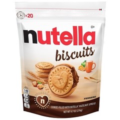 Nutella Biscuits Hazelnut Spread with Cocoa Sandwich Cookies 20-Count Bag