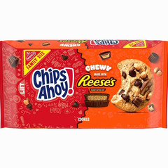 CHIPS AHOY Chewy Chocolate Chip Cookies with Reese’s Peanut Butter Cups- 14.25oz