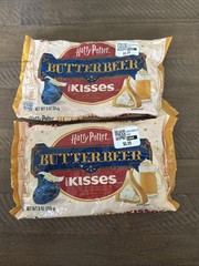 2 Bags Of Hersheys Harry Potter Limited Edition Butter Beer Kisses 9oz Bags