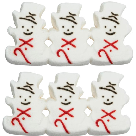 2 – Peeps Marshmallow Snowmen Gluten/Fat Free 1.5oz 42g 3/pk (6 Total) 5/2025