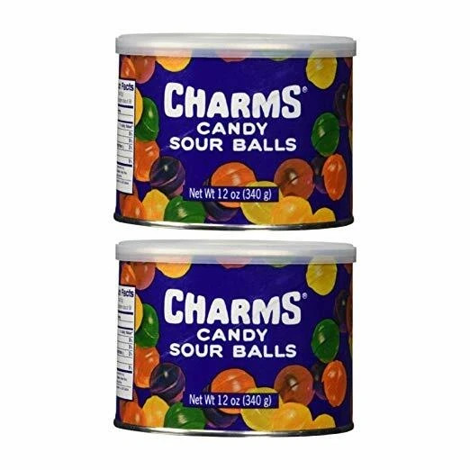 Charms Assorted Sour Balls 12oz Cannister (Pack of 2) – CHRISTMAS SALE!