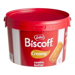 Lotus Biscoff Creamy Cookie Butter Spread Pail 6.6 lb.