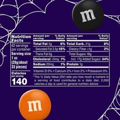 m&m’s BLACK & ORANGE HALLOWEEN MIX 62 OZ Milk Chocolate Candies ~ Pantry Jar!🎃