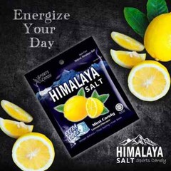 Himalaya Salt Sport Candy / Lemon Mint Flavor / Pack of 12 / Extra Cool Free Shi