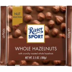 Ritter Sport Whole Hazelnut – 100g – Pack of 1