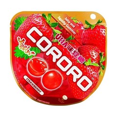 Uha Mikakuto Cororo – Strawberry Gummies 1.41oz/(40g)悠哈爆款糖果草莓口味