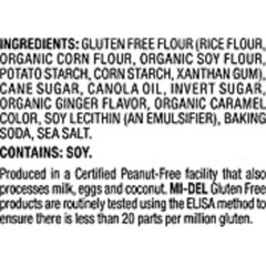 Ginger Snaps Cookies Flavor – Non GMO Certified, 0g Trans Fat Gluten Free Coo…
