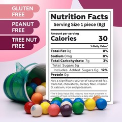 Chewing Bubble Gum for Kids – 1 Inch Large Gumballs – 3.5 OZ Gum Balls – Assorte