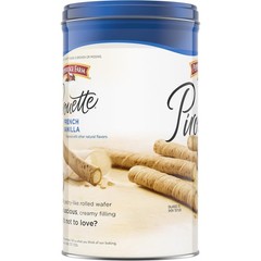 Pirouette Cookies: French Vanilla Crème-Filled Wafers in 13.5 Oz Elegant Tin
