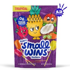 Candy by Jayson Tatum – Sugar Free Tropical Lollipops, Healthy Vegan Suckers,…
