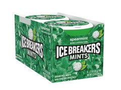 ICE BREAKERS Spearmint Sugar Free Mints Tins, 1.5 oz (8 Count)
