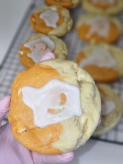 Handmade Orange Creamsicle Cookie, Giant Cookies, Soft Baked Cookies, Fresh Bake