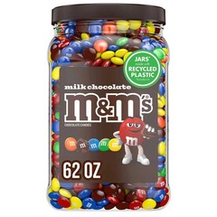 M&M’S Milk Chocolate Candy Jar, 62 oz Bulk Pack FREE FAST SHIPPING
